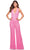 La Femme 30811 - Sleeveless V- Neck Jumpsuit Special Occasion Dress