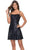 La Femme 30915 - Square Sequin A-Line Cocktail Dress Cocktail Dress