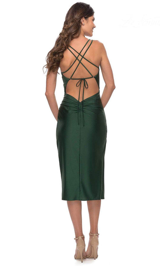 La Femme 30918 - Wrap Style Homecoming Dress