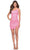 La Femme 30934 - One Shoulder Sequin Homecoming Dress Special Occasion Dress 00 / Neon Pink