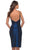 La Femme 30937 - V-Neck Ruched Metallic Formal Dress Evening Dress