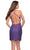 La Femme 30959 - High Slit V Neck Cocktail Dress Homecoming Dresses