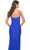La Femme 31107 - V-Neckline Ruched Evening Dress Special Occasion Dress