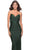 La Femme 31109 - Crisscross Bodice Fitted Long Dress Special Occasion Dress
