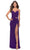 La Femme 31124 - Sweetheart Cutout Prom Dress Special Occasion Dress 00 / Royal Purple