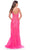 La Femme 31125 - Embroidered V-Neck Evening Gown Special Occasion Dress