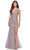 La Femme 31126 - Embroidered Sleeveless Prom Dress Special Occasion Dress 00 / Silver