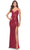 La Femme 31141 - Sequin Embellished Evening Dress Special Occasion Dress 00 / Red
