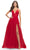 La Femme 31147 - Sweetheart Tulle A-Line Long Dress Special Occasion Dress 00 / Red