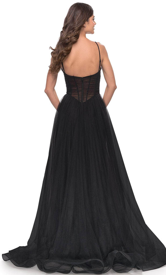 La Femme 31147 - Sweetheart Tulle A-Line Long Classic Prom Dress