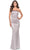 La Femme 31189 - Strapless Sheath Prom Dress Special Occasion Dress 00 / Silver