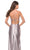 La Femme 31208 - Metallic Lace Up Prom Dress Special Occasion Dress