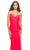 La Femme 31222 - Jeweled Criss Cross Ruched Jersey Dress Special Occasion Dress