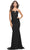 La Femme 31226 - Strapless Mermaid Prom Dress Special Occasion Dress 00 / Black