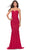 La Femme 31226 - Strapless Mermaid Prom Dress Special Occasion Dress 00 / Red