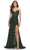 La Femme 31252 - Sheer Bodice Evening Dress Special Occasion Dress 00 / Dark Emerald