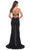 La Femme 31253 - Patterned Allover Trumpet Gown Special Occasion Dress