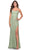 La Femme 31259 - Scoop Neck Lace Evening Dress Special Occasion Dress 00 / Sage