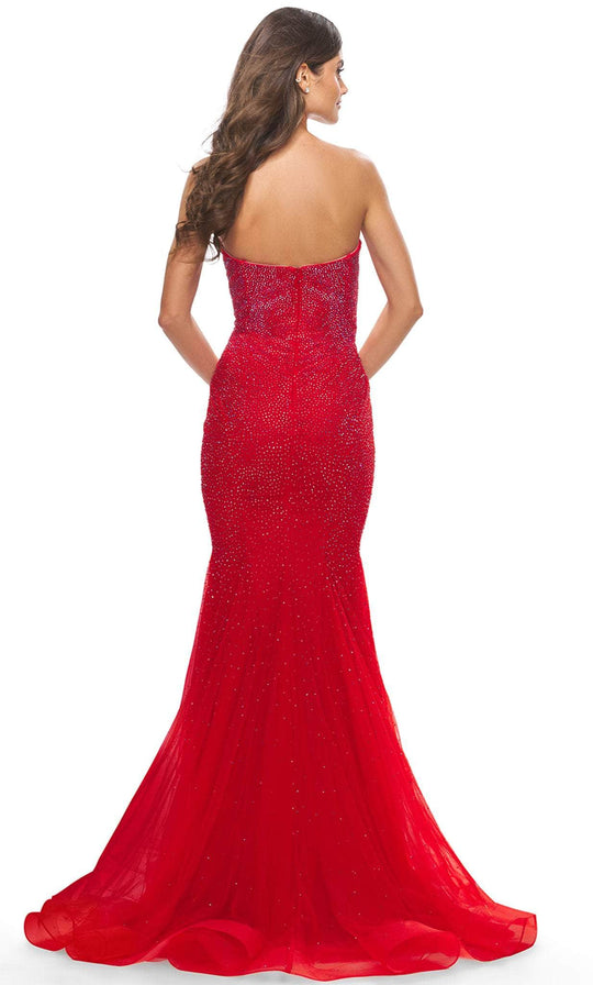 La Femme 31285 - Strapless Sweetheart Tulle Evening Dress
