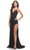La Femme 31288 - Lace Prom Dress with Slit Special Occasion Dress