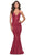 La Femme 31291 - Sequin Deep V Neck Evening Dress Special Occasion Dress