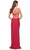 La Femme 31293 - Crisscross Strap  Sleeveless Prom Dress Special Occasion Dress