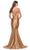 La Femme 31322 - Metallic Mermaid Prom Dress Special Occasion Dress