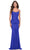La Femme 31330 - Scoop Sheath Prom Dress Special Occasion Dress 00 / Royal Blue
