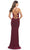 La Femme 31334 - Open Lace Up Back Prom Dress Special Occasion Dress