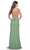 La Femme 31335 - V-Neck Ruched Jersey Long Dress Special Occasion Dress