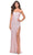 La Femme 31355 - All-Over Sequin Sheath Evening Dress Special Occasion Dress 00 / Light Pink
