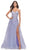 La Femme 31363 - Appliqued Sweetheart Evening Dress Special Occasion Dress 00 / Light Periwinkle