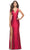 La Femme 31374 - Liquid Jersey Evening Dress Special Occasion Dress 00 / Deep Red
