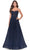 La Femme 31381 - Lace-Up Open Back Beaded Tulle Gown Special Occasion Dress