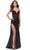 La Femme 31382 - Strappy Open Back Lace Gown Special Occasion Dress
