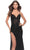 La Femme 31382 - Strappy Open Back Lace Gown Special Occasion Dress