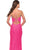 La Femme 31388 - V-Neckline Sheath Long Dress Special Occasion Dress