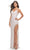 La Femme 31389 - Fringe Beaded Slit Sleeveless Dress Special Occasion Dress