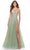 La Femme 31393 - Sweetheart Floral Applique Long Dress Special Occasion Dress 00 / Sage