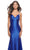 La Femme 31397 - Cowl Neck Tie Back Evening Dress Special Occasion Dress