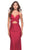 La Femme 31399 - Rhinestone Cutout Evening Dress Special Occasion Dress