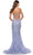 La Femme 31404 - Illusion Side Slit Evening Dress Special Occasion Dress