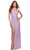 La Femme 31405 - Full Sequins Sheath Long Dress Special Occasion Dress 00 / Light Periwinkle