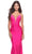 La Femme 31436 - Plunging V-Neck Embellished Prom Dress Special Occasion Dress
