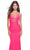 La Femme 31439 - Sleeveless Twisted Detail Prom Dress Special Occasion Dress