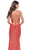 La Femme 31449 - V Neck Sequined Ruch Gown Special Occasion Dress