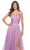 La Femme 31500 - Ruched V-Neck Chiffon Evening Dress Special Occasion Dress