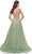 La Femme 31502 - V-Neck Sheer Corset Evening Dress Special Occasion Dress