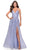 La Femme 31503 - Embroidered A-Line Long Dress Special Occasion Dress 00 / Light Periwinkle