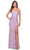 La Femme 31509 - Square Neck Sequin Dress Special Occasion Dress 00 / Light Periwinkle